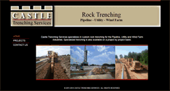 Desktop Screenshot of castletrenching.com