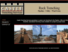 Tablet Screenshot of castletrenching.com